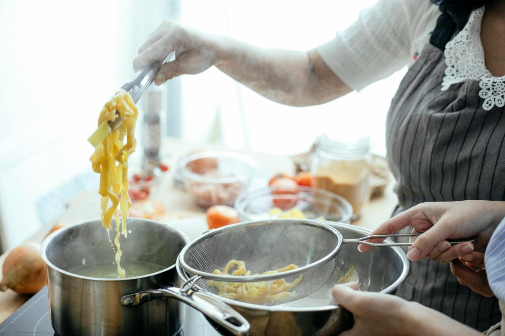 Memasak pasta