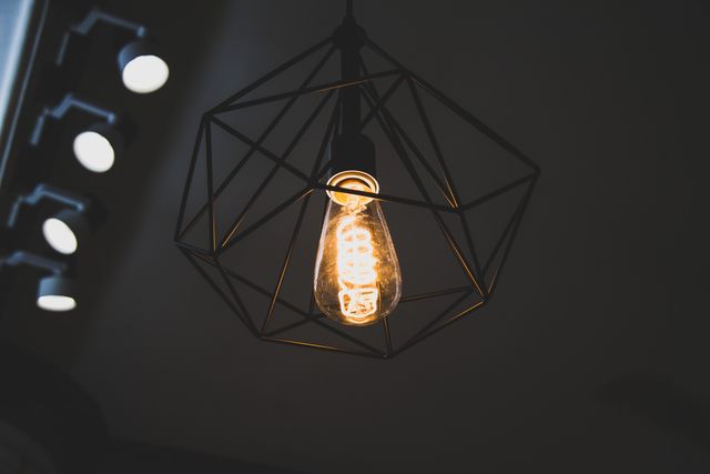 Lampu geometris